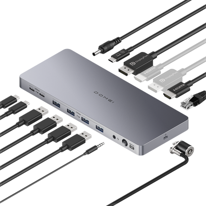 Dual 4K 10 Gbps USB-C Dock, CS700 1.0