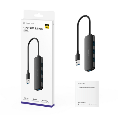4-Port USB 3.0 Hub, UH40A 1.0